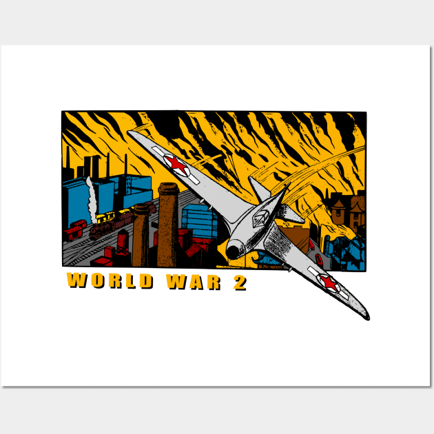 world war 2 Wall Art by Genetics art